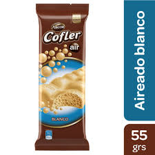CHOCOLATE COFLER AIR 55 GRS BLANCO